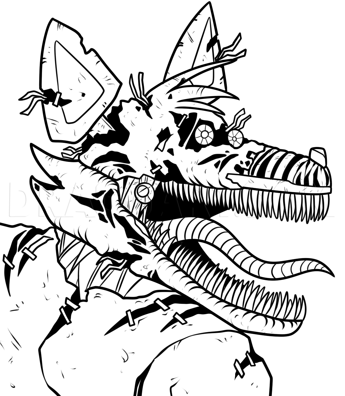 Nightmare Foxy (Five Nights at Freddy's)- Speed Draw Preview 