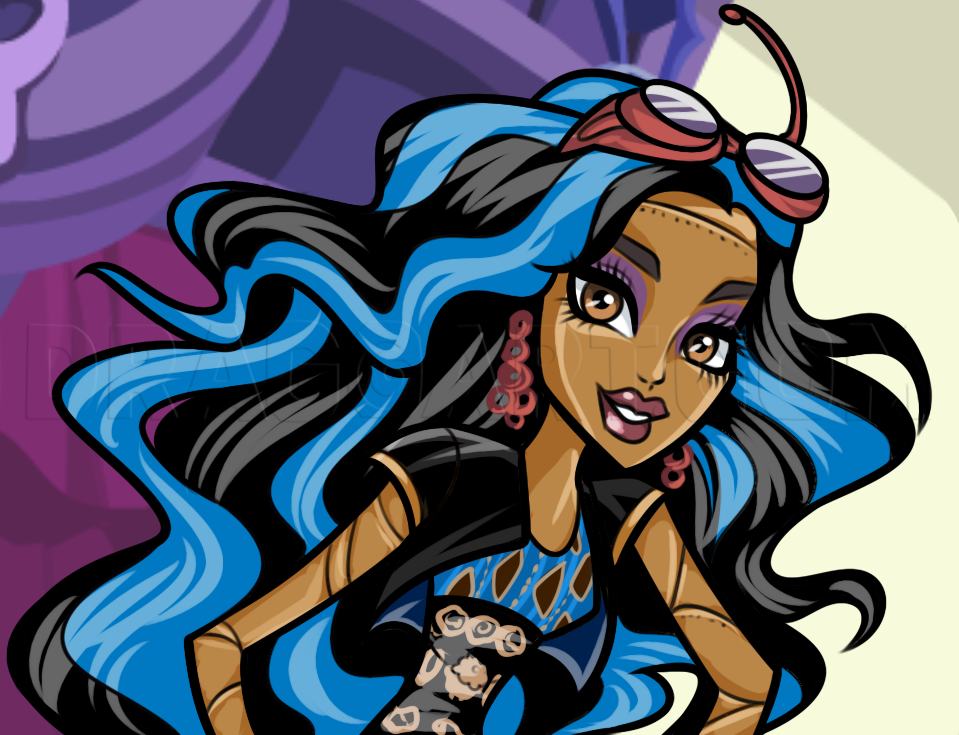 robecca steam monster high coloring pages