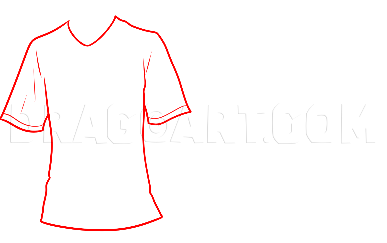 Football Jersey Drawing Lesson, Step by Step, Drawing Guide, by