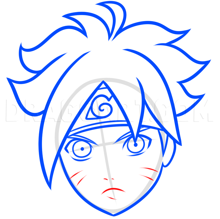 How To Draw Naruto, Step by Step, Drawing Guide, by Dawn - DragoArt