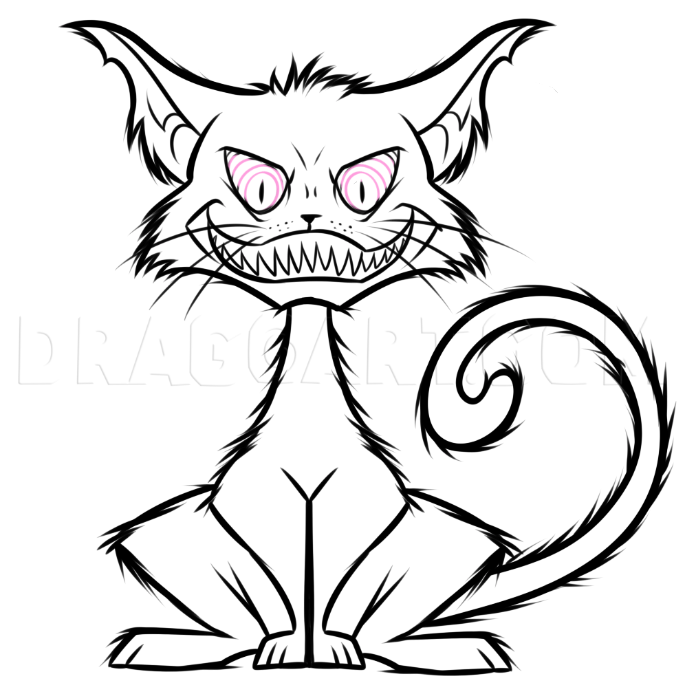 6200 Cartoon Cat Coloring Pages Scary  Latest