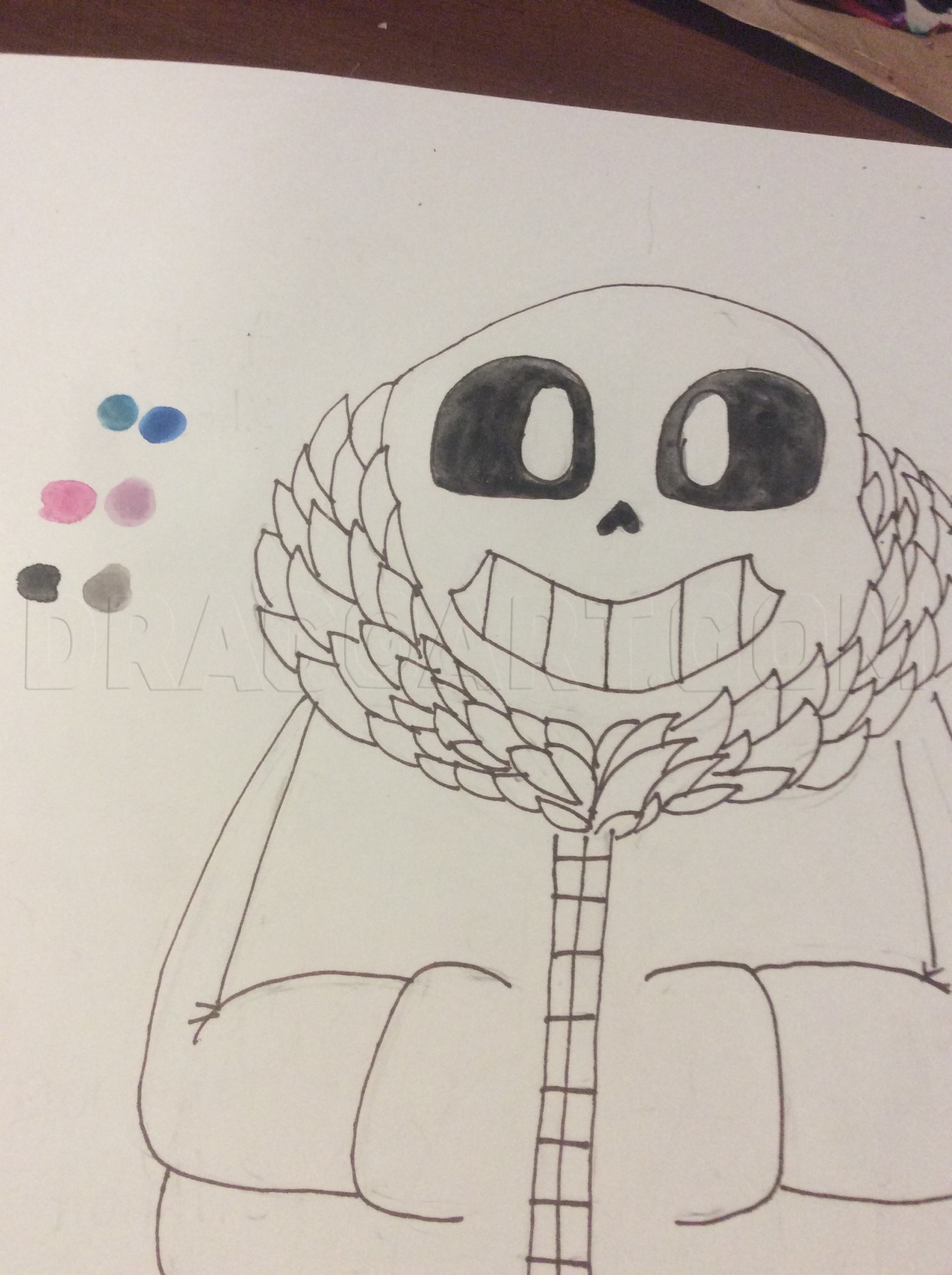 How to Draw Sans (Undertale) - Step by Step Drawing Tutorial 