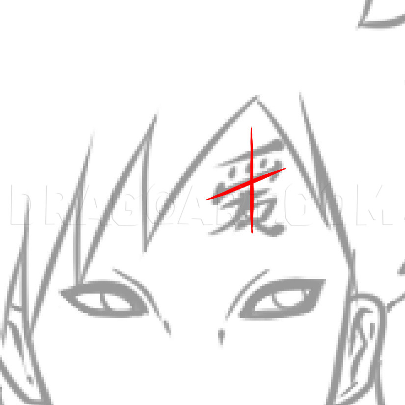 How to Draw Gaara Tattoo 