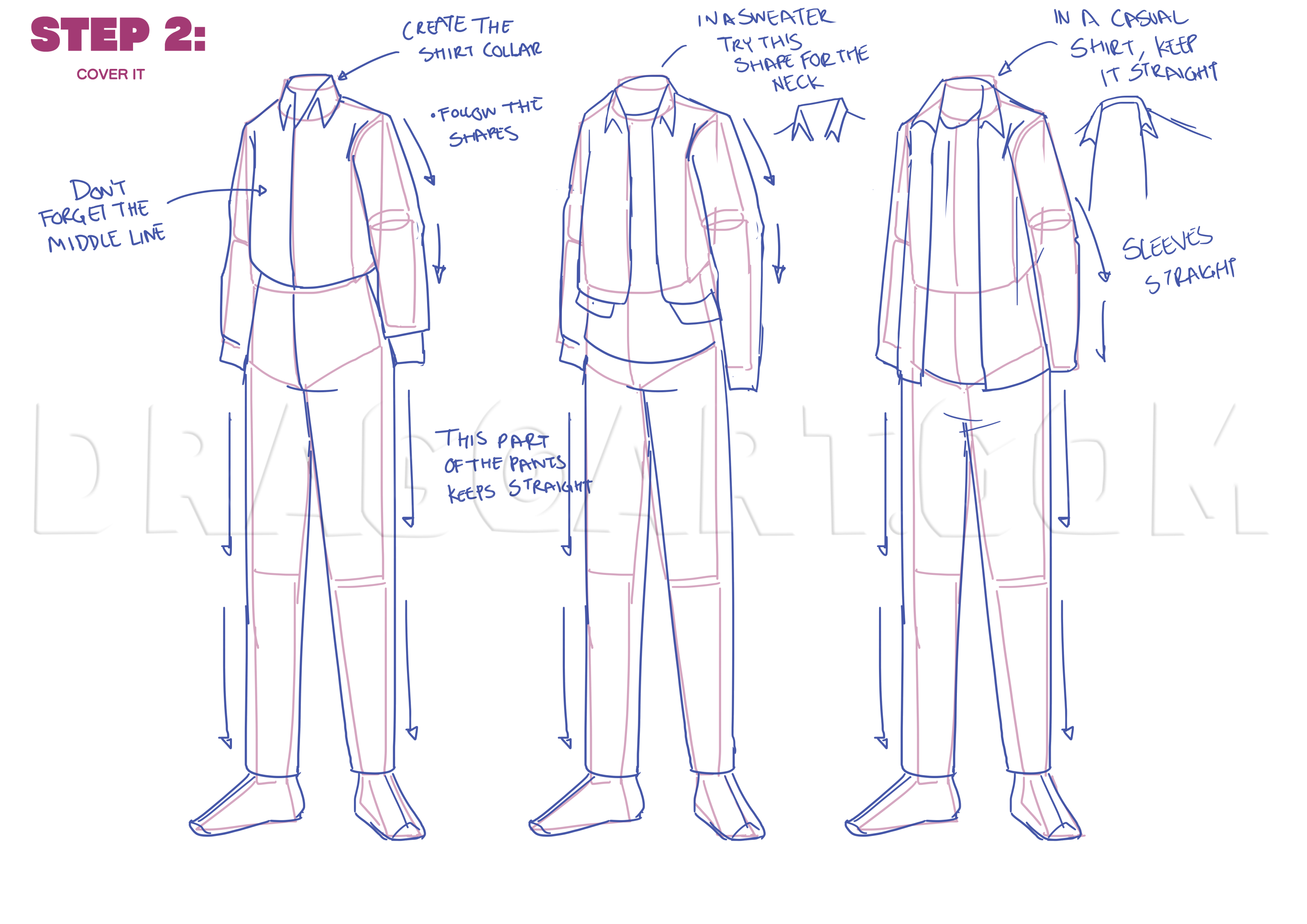 Steps To Draw A Boy Fashion Steps To Draw A Boy Fashion