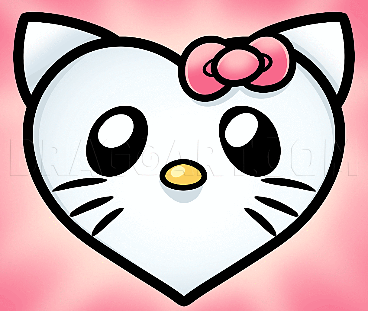 How to Draw a Hello Kitty Face- Really Easy Drawing Tutorial