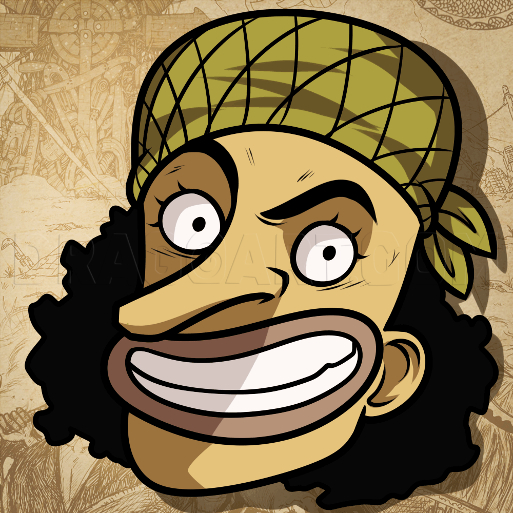 How To Draw Usopp From One Piece Step By Step Drawing Guide By Dawn Dragoart