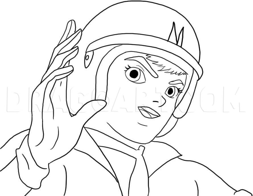 Drawing Speed Racer 