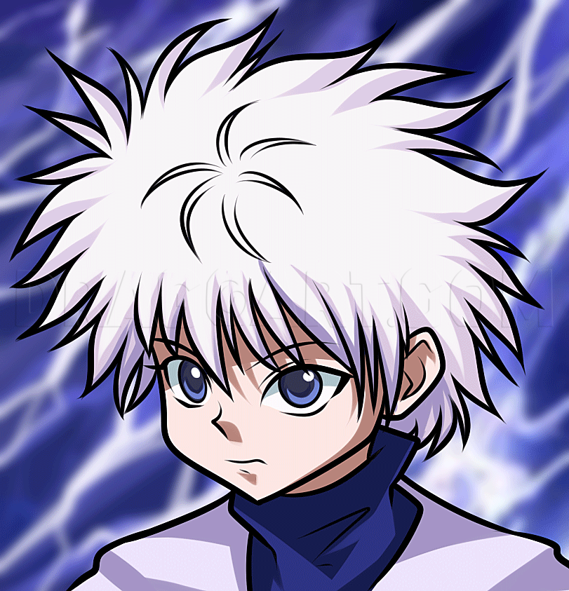 3) Killua drawn from 7 different animes! : HunterXHunter