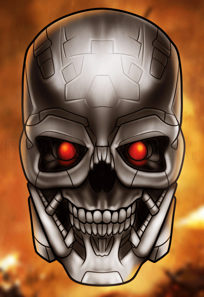 How To Draw A Terminator by Dawn | dragoart.com