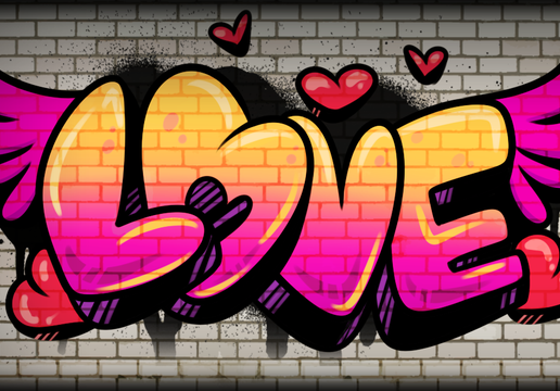 graffiti i love you drawings