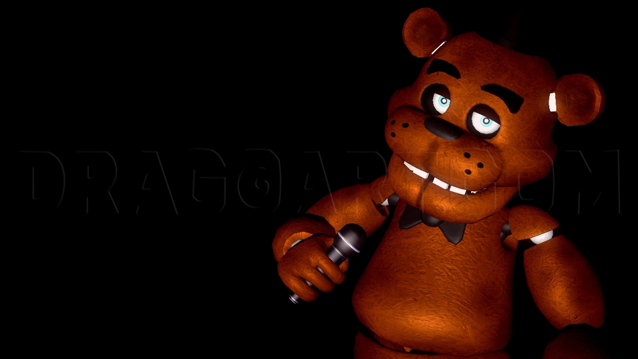 How to draw Freddy Fazbear