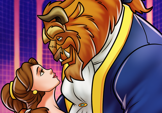 beauty and the beast beast drawing