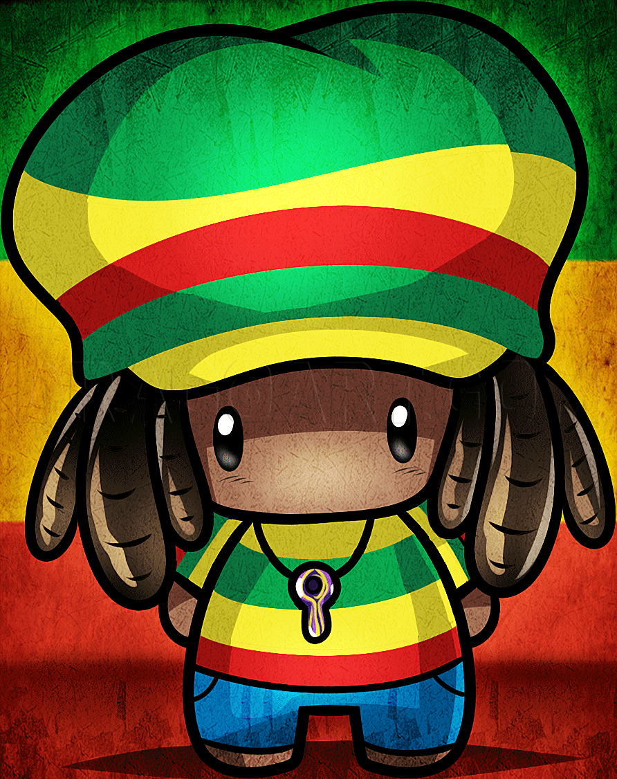 How To Draw A Rastafarian, Step by Step, Drawing Guide, by Dawn - DragoArt