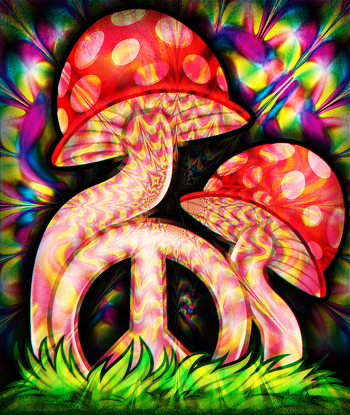 simple psychedelic drawings