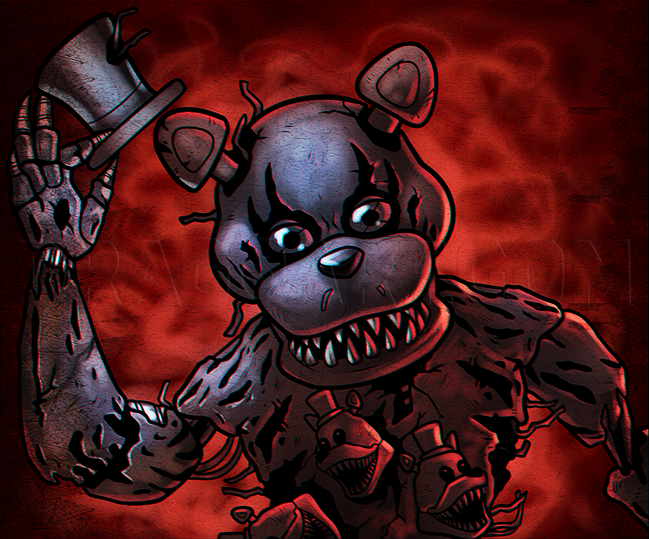 Nightmare  Fnaf drawings, Fnaf art, Nightmares art