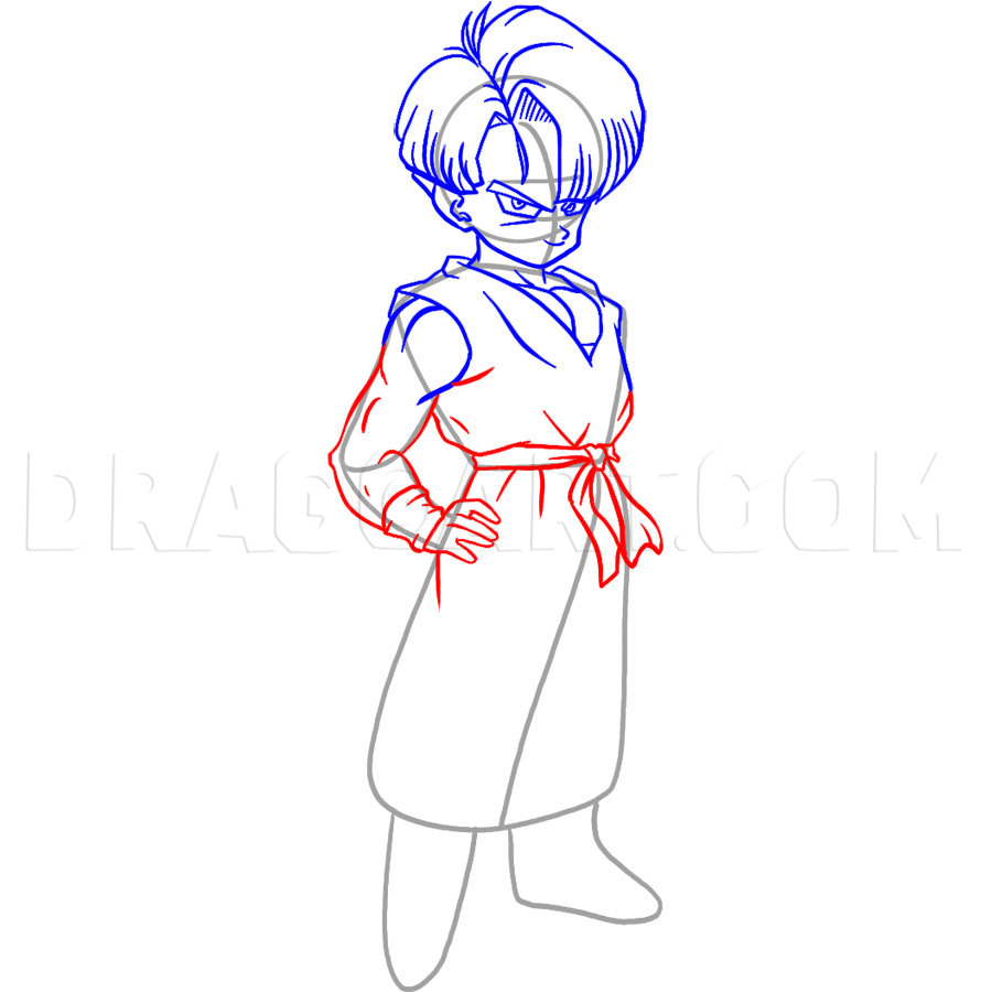 COMO DESENHAR O TRUNKS – Blog Desenhistazinhos Kids