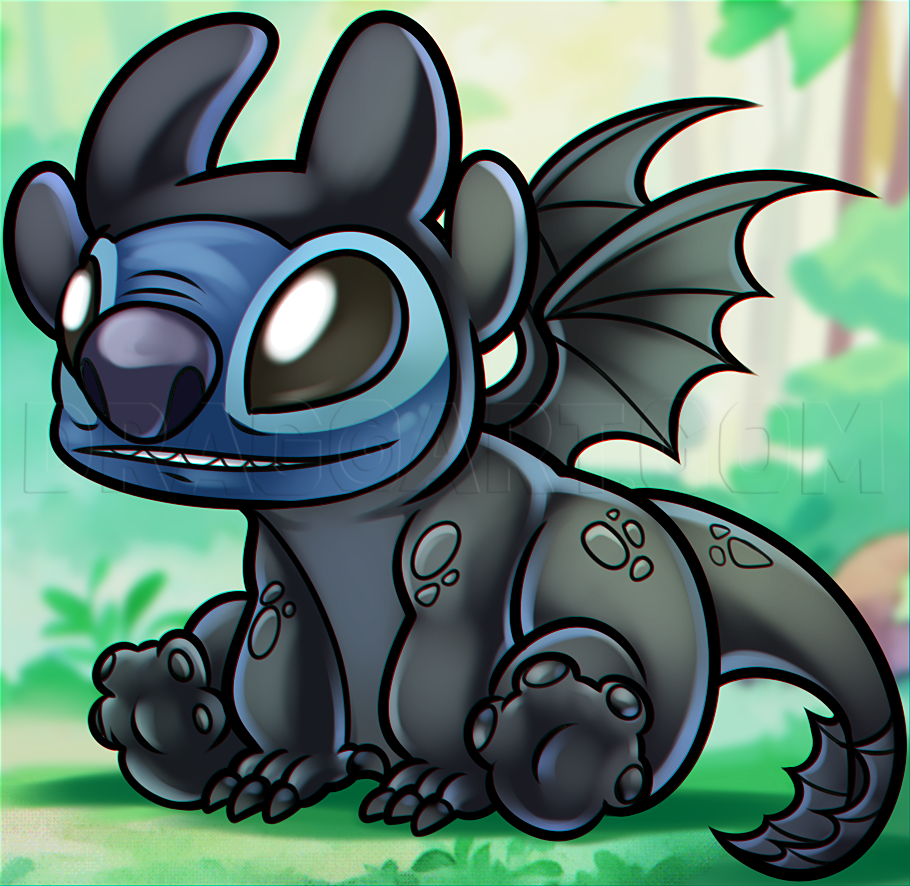 cute drawings of baby stitch