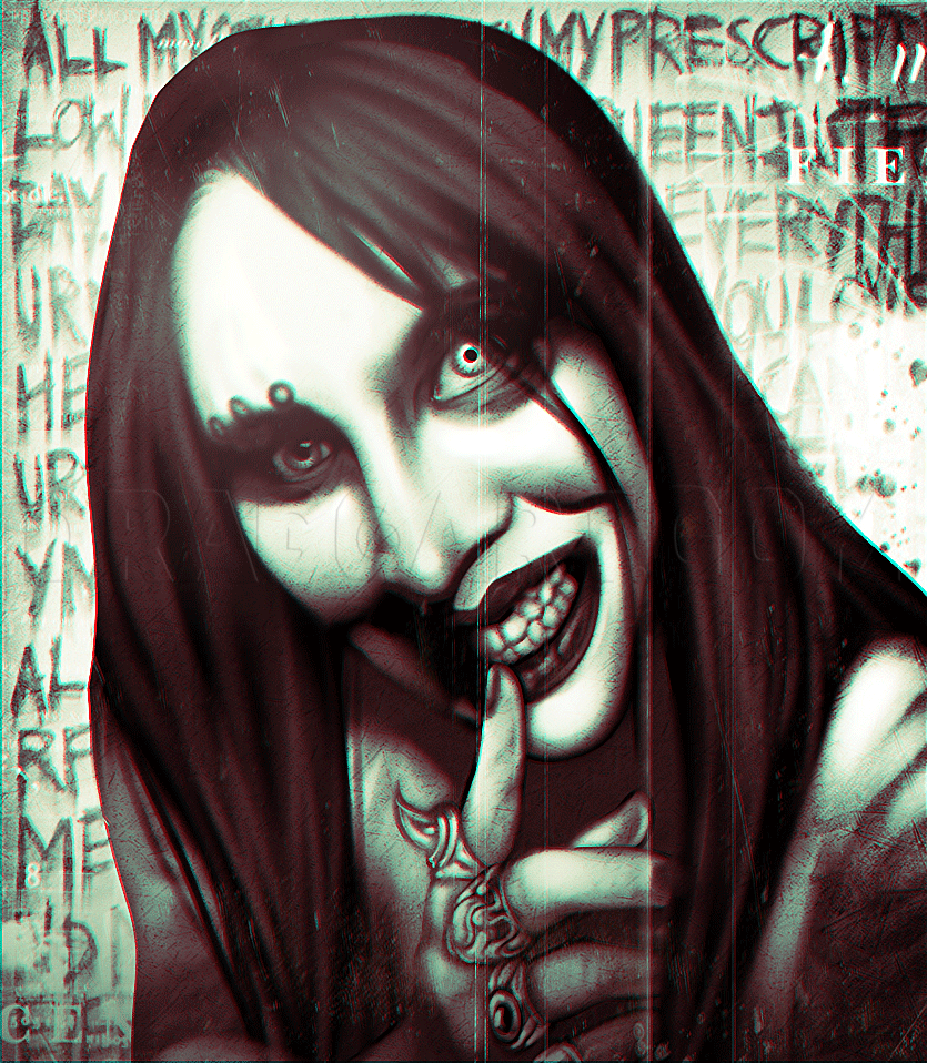 Drawing Marilyn Manson, Step by Step, Drawing Guide, by Dawn - DragoArt