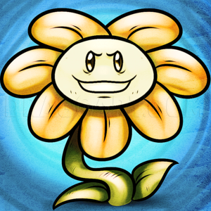 How to Draw Flowey - Undertale 