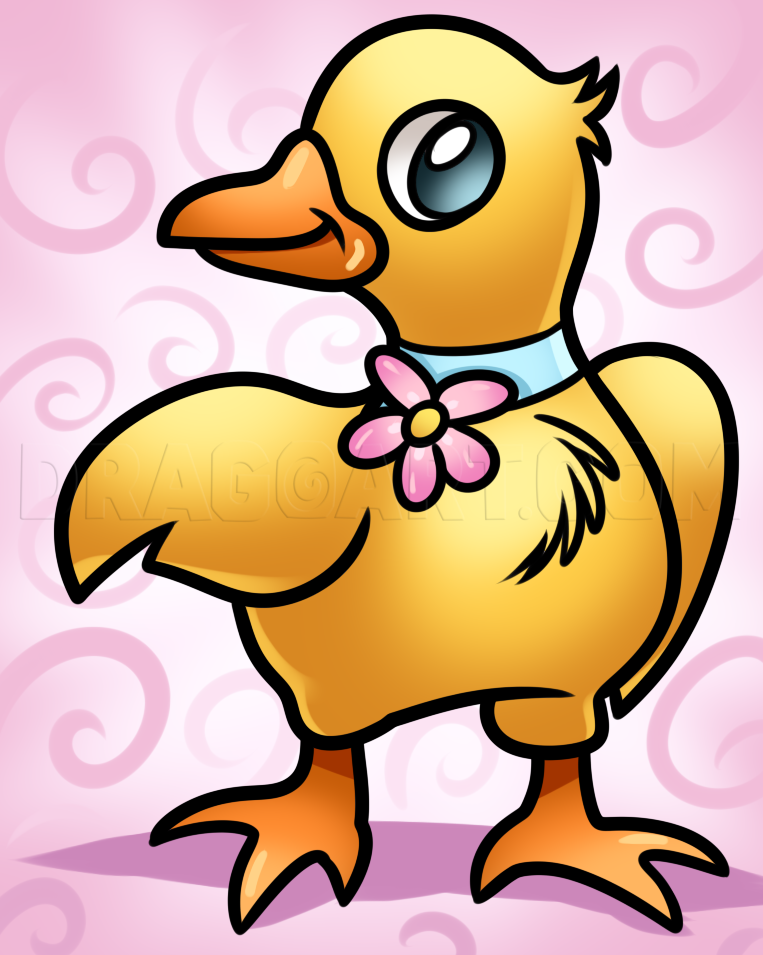 Draw an Easter Duckling