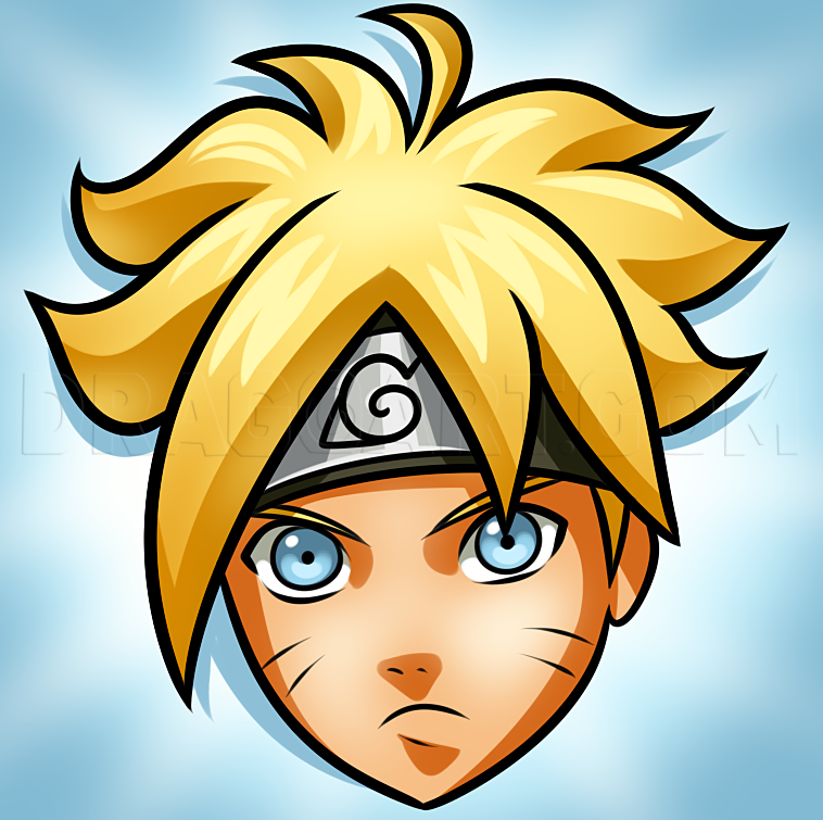 How to draw Boruto Uzumaki easy 