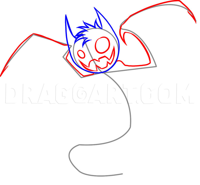 how to draw an anime demon step by step drawing guide by dawn dragoart com how to draw an anime demon step by