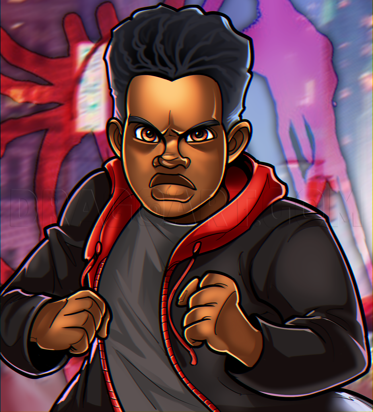 Featured image of post Miles Morales Cartoon Miles Morales How To Draw Spiderman