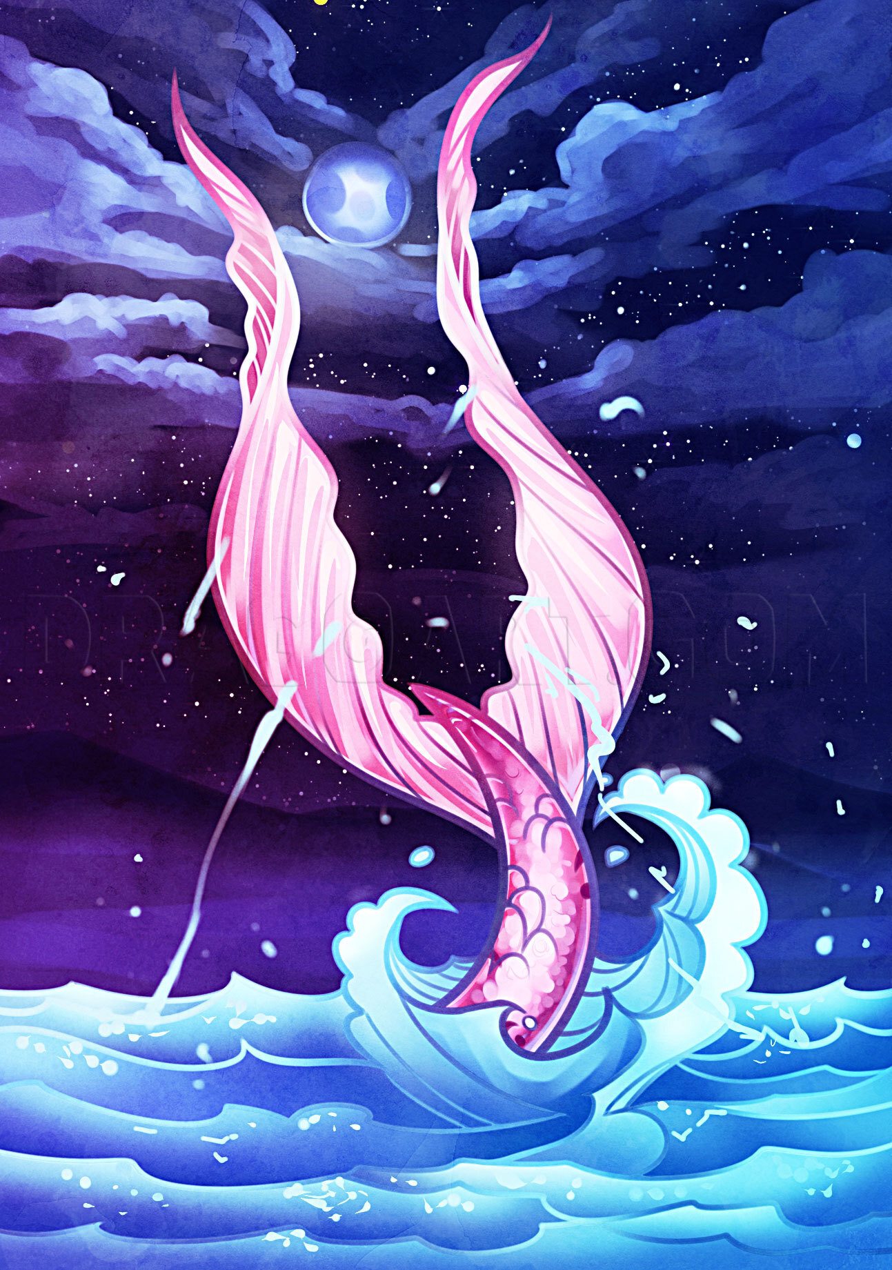 mermaid tail art