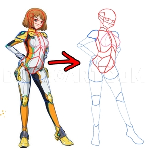 How To Draw Anime Bodies, Step by Step, Drawing Guide, by yoneyu - DragoArt