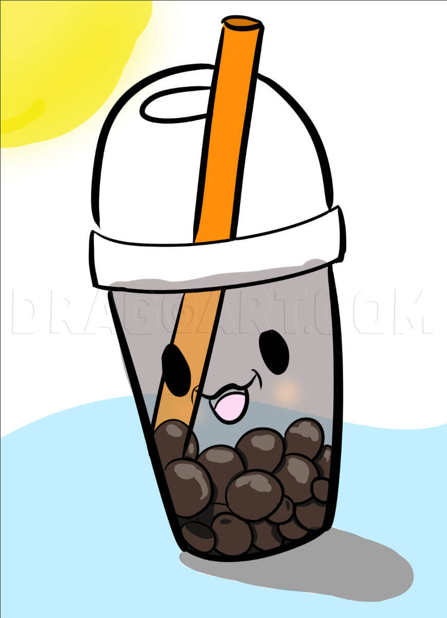 How to Draw Boba Tea