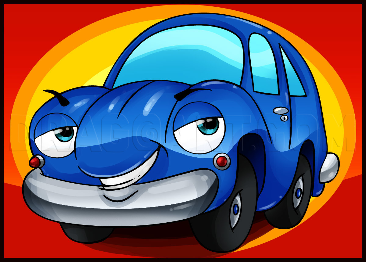 How To Draw A Cartoon Car by Dawn | dragoart.com