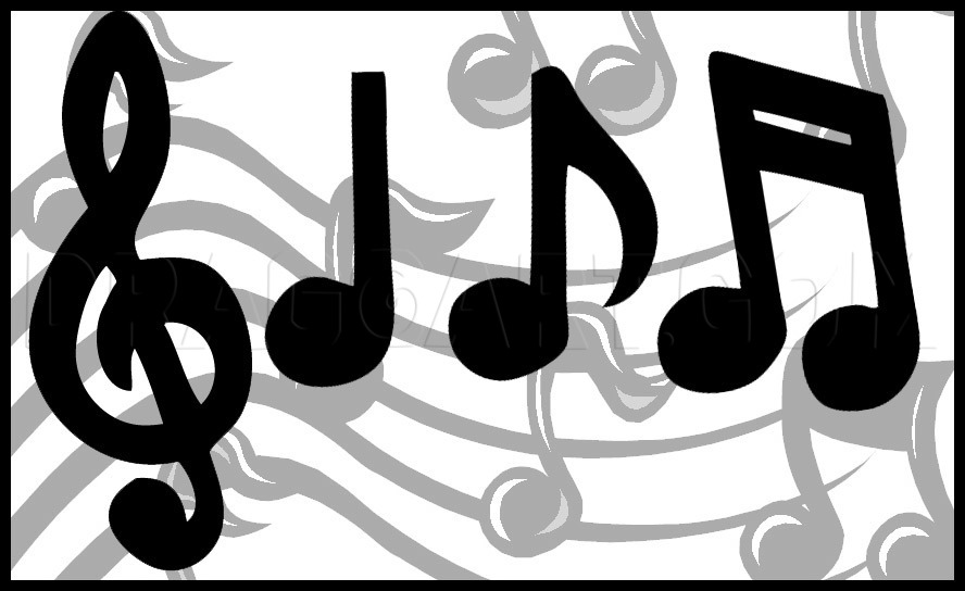 music notes clip art images