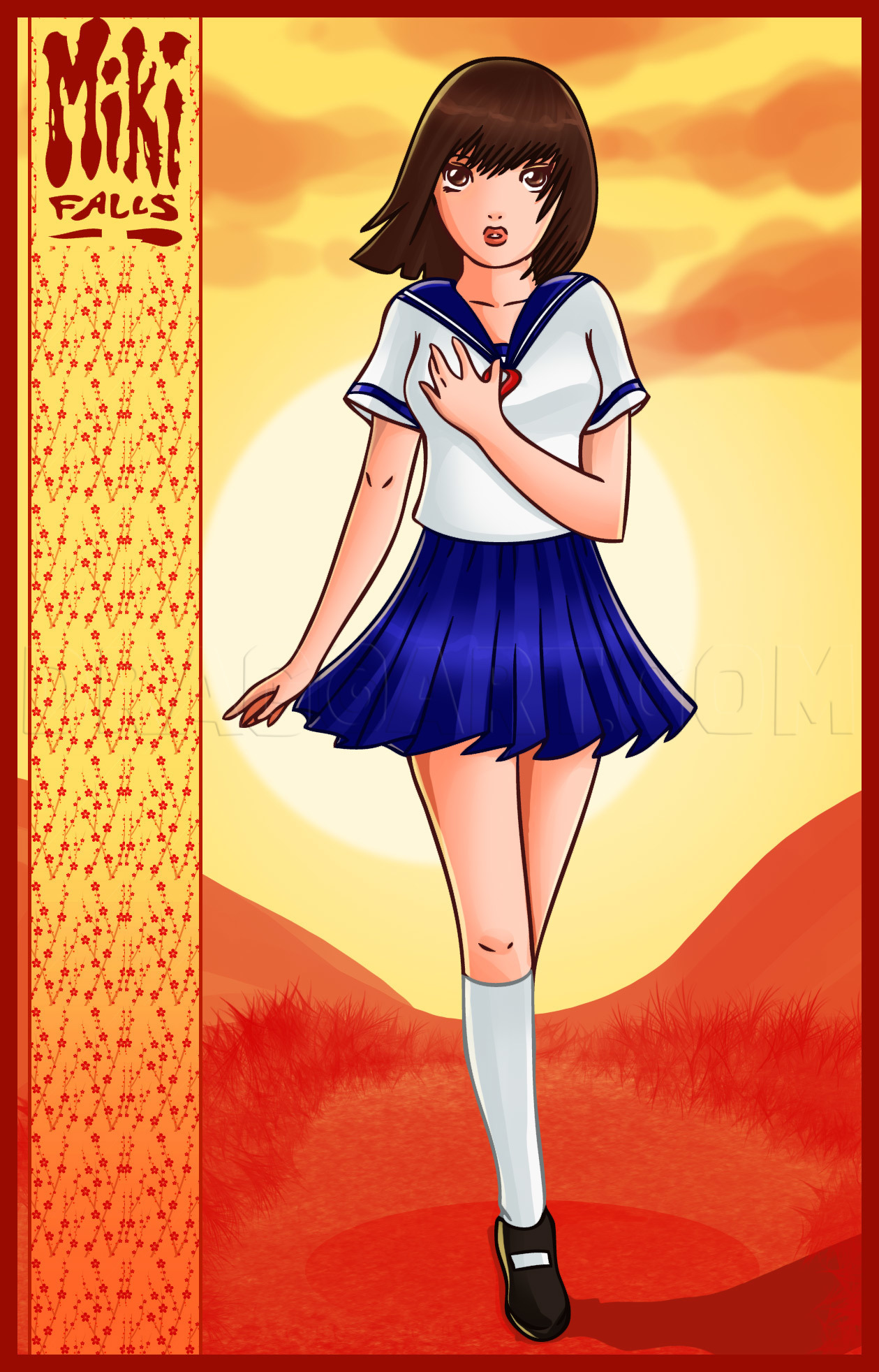 How to Draw Miki Falls