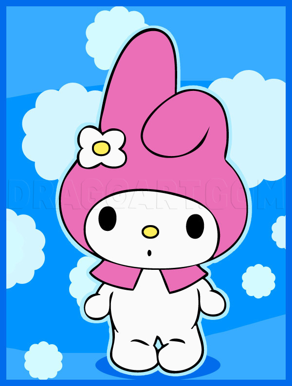 How To Draw My Melody by Dawn | dragoart.com