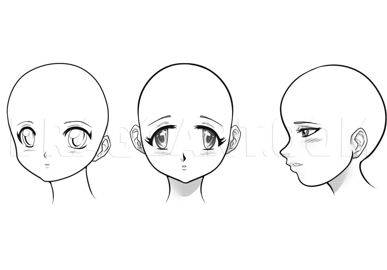 how to draw anime nose female