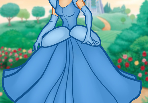 easy cartoon disney princesses