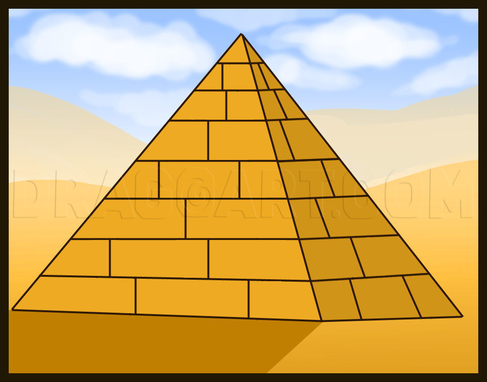 Pyramid Drawing Easy 3d Chess Drawing Easy Trick Draw Paper Drawings 