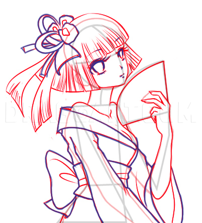 How to Draw Kimono