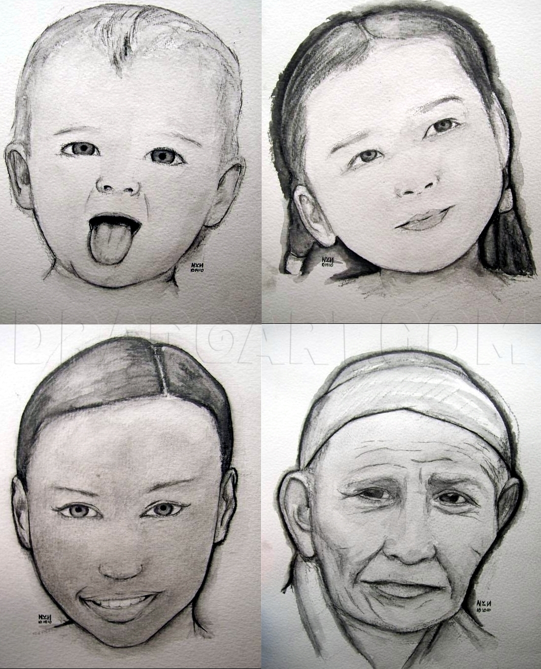 drawing realistic faces