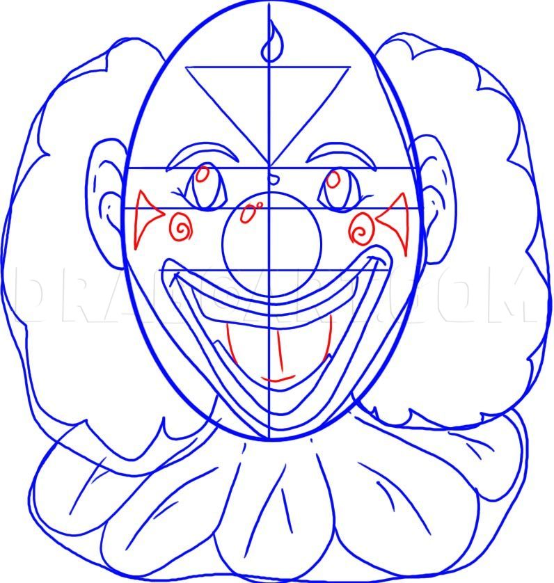 How to Draw a Clown Easy (Beginner Art Tutorial) - Art by Ro