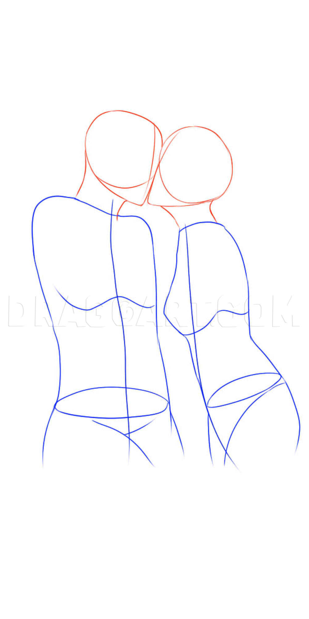 How to Draw People Kissing, Step by Step, Anime People, Anime, Draw  Japanese Anime, Draw Manga, FREE …