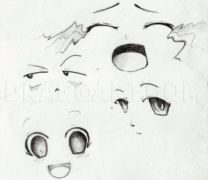 How To Sketch Anime Girls Step By Step Drawing Guide By Dawn Dragoart