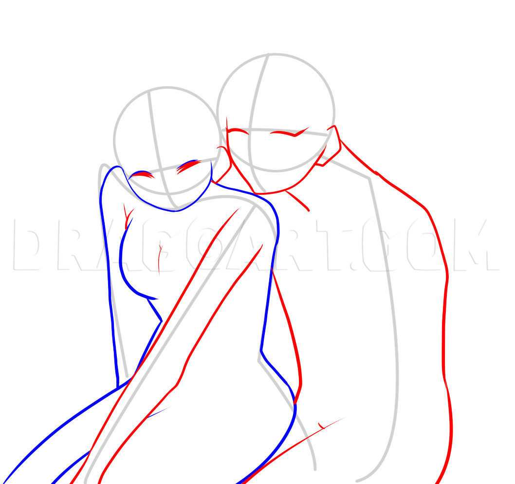 How To Draw Couples, Step by Step, Drawing Guide, by Dawn - DragoArt