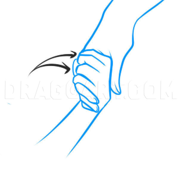 How To Draw Holding Hands By Dawn Dragoart Com