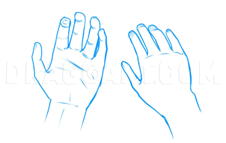 How To Draw Holding Hands Step By Step Drawing Guide By Dawn Dragoart Com