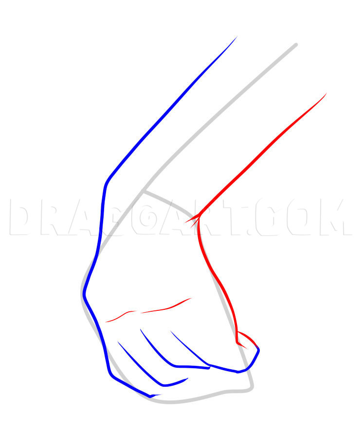 drawing hands grabbing