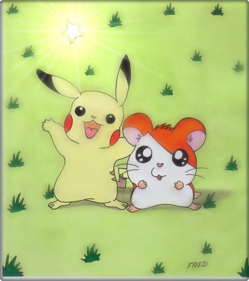 pikachux hamtaro