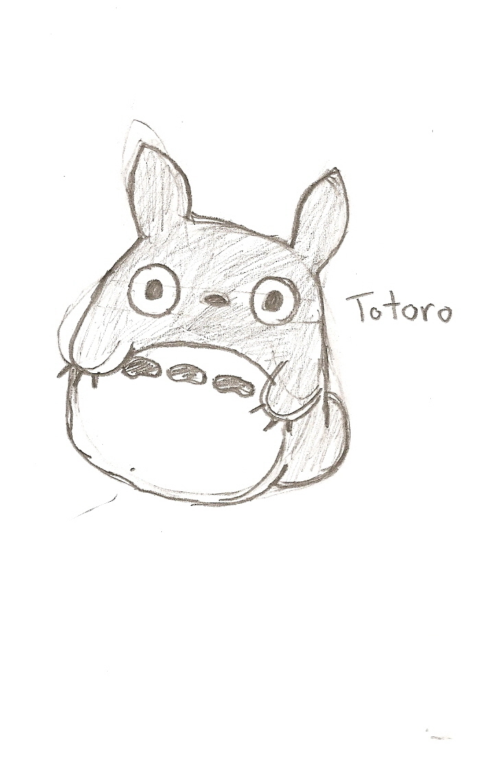 Totoro Chibi Drawing By Cathyerin Dragoart