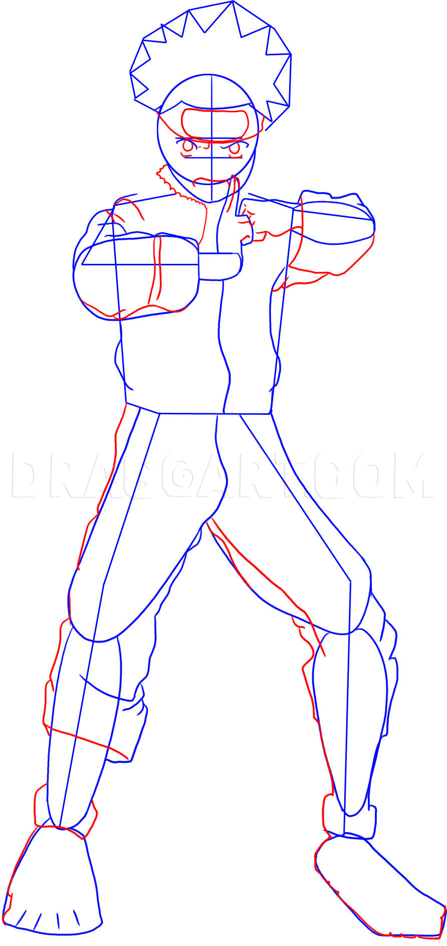 How To Draw Naruto Step By Step With Pictures