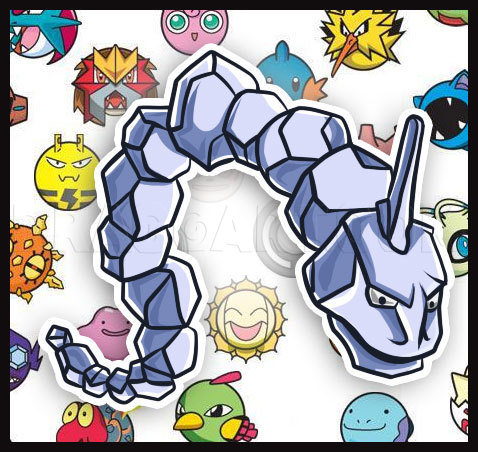 How To Draw Onix Step By Step Drawing Guide By Dawn Dragoart Com